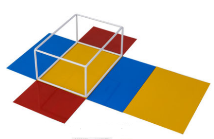 长方体和正方体可拆卸框架模型 展开演示器 小学教学教具